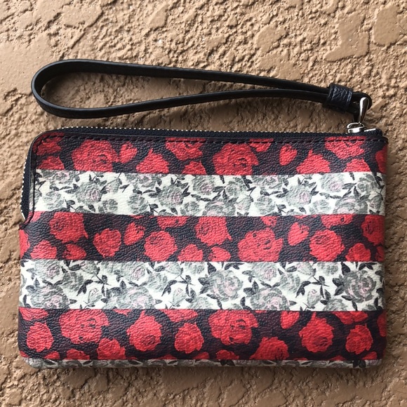 Coach Rose Queen Corner Zip Wristlet NWT - Picture 4 of 8